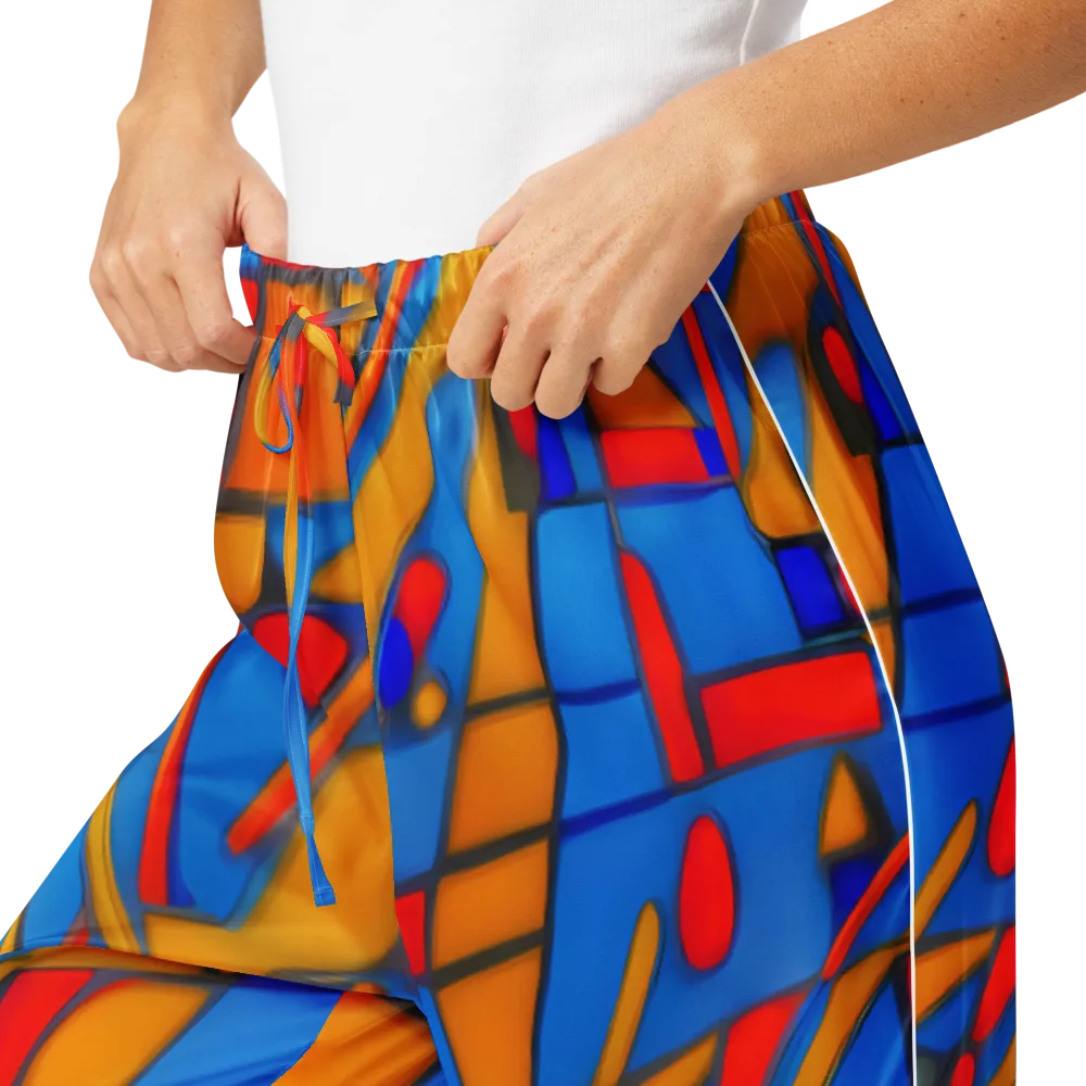 Colorblock Current on Women's Pajama Pants — Product details