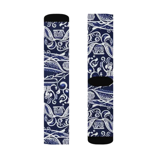 Navy Circus on a Socks