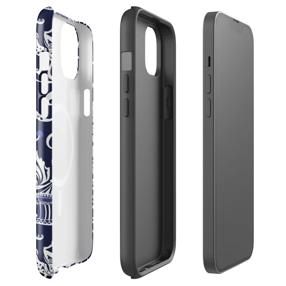 Navy Circus on MagSafe Tough Case for iPhone® — Front