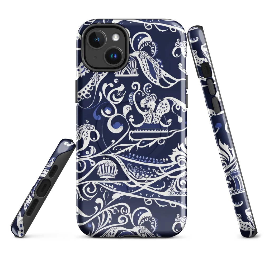 Navy Circus on MagSafe Tough Case for iPhone® — Front