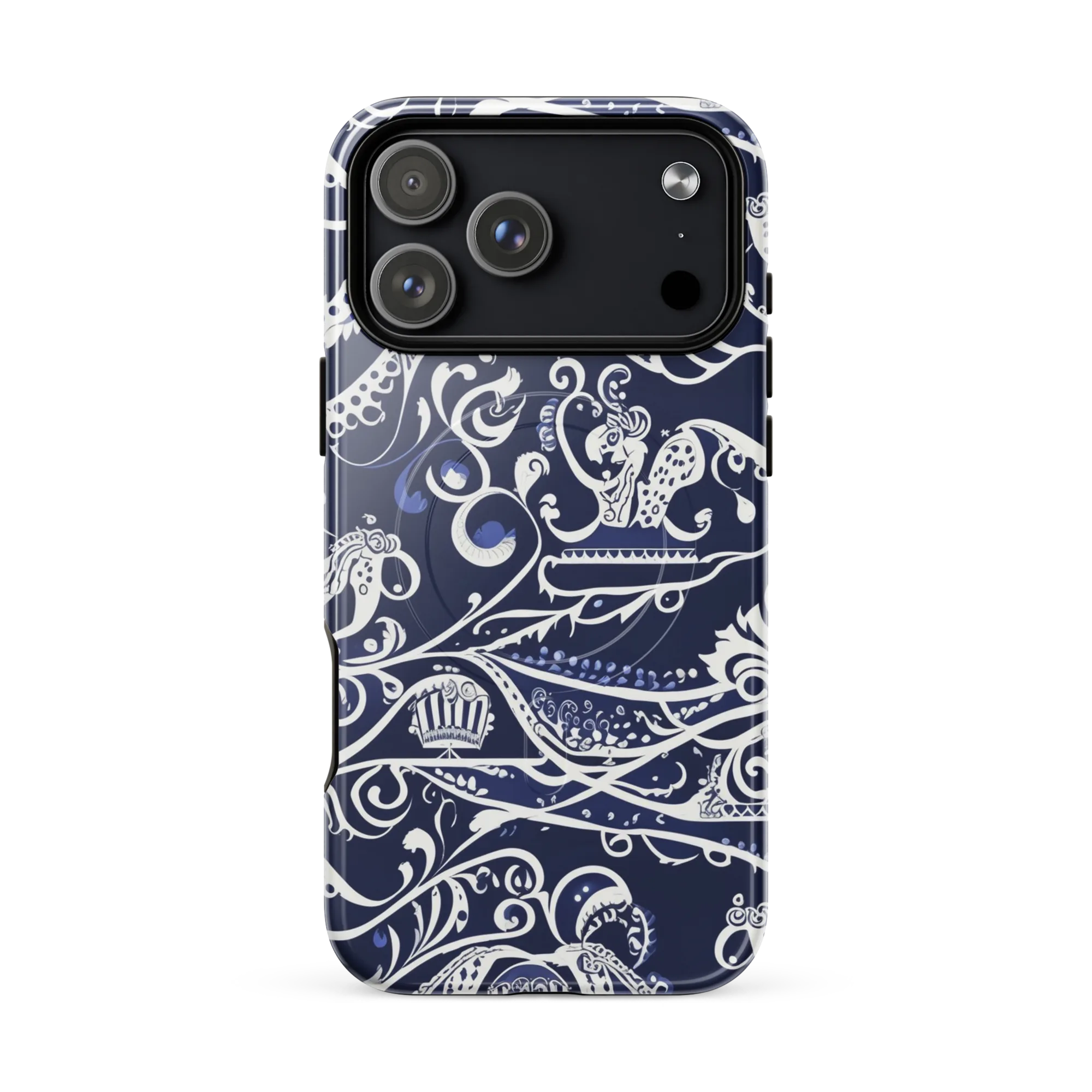 Navy Circus on MagSafe Tough Case for iPhone® — Front