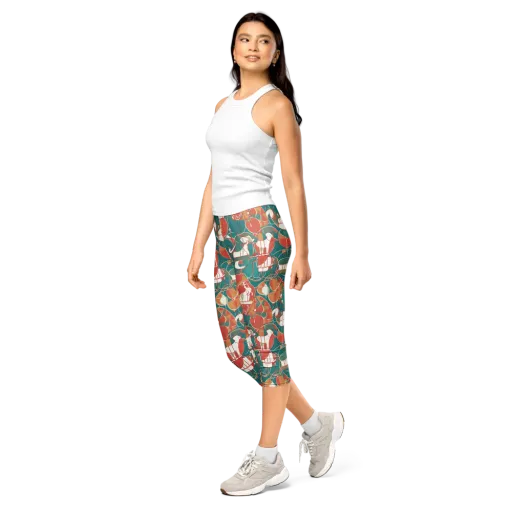 Elephant Airlift on a Capri Leggings