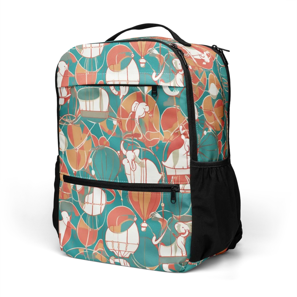 Elephant Airlift on Utility Backpack — Left Front