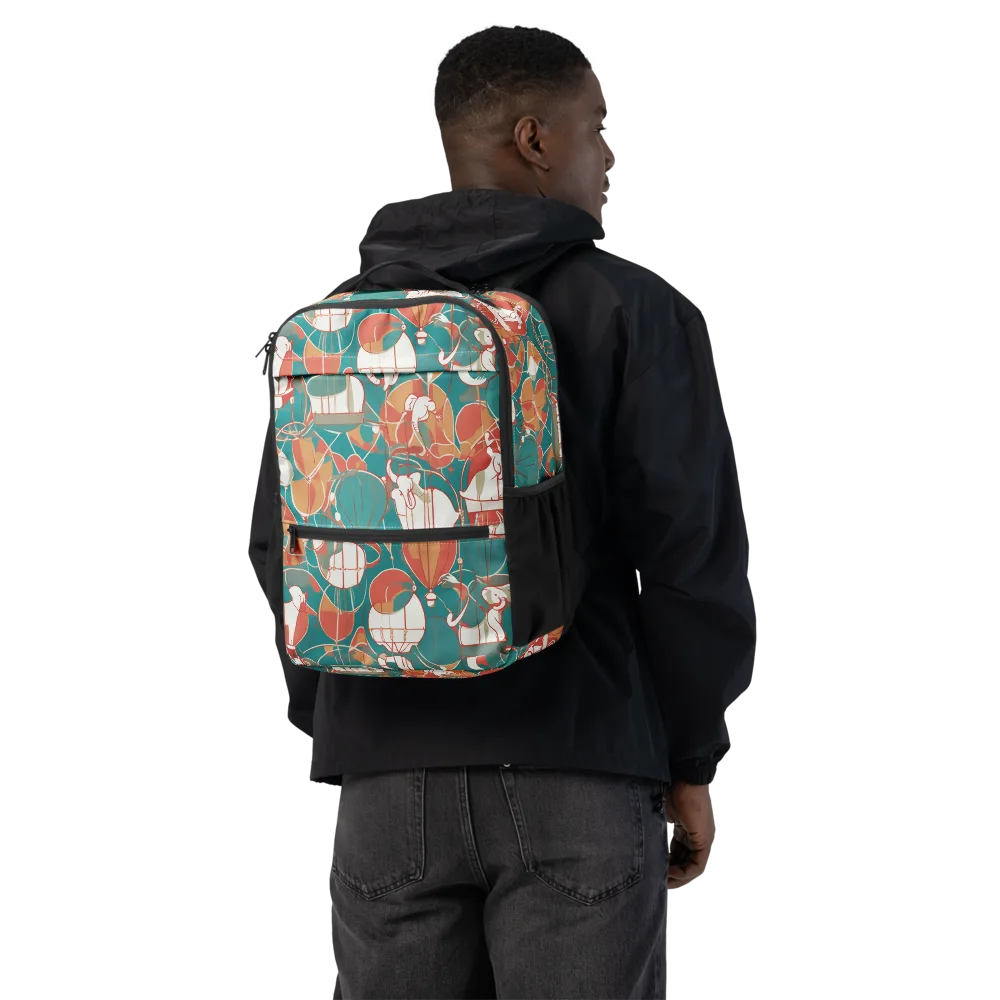 Elephant Airlift on Utility Backpack — Back