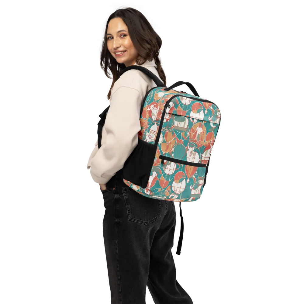 Elephant Airlift on Utility Backpack — Back