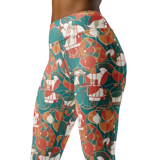Elephant Airlift on a Yoga Leggings
