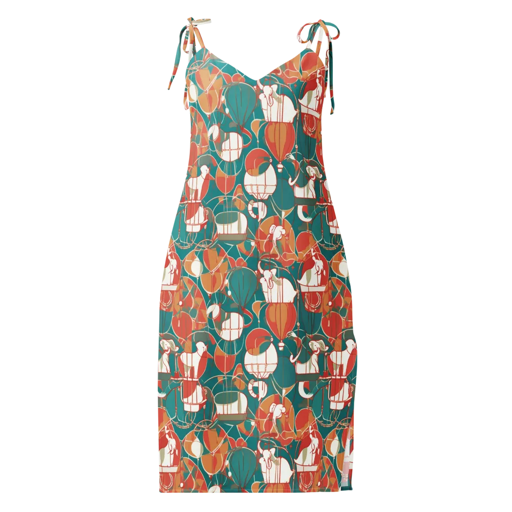 Elephant Airlift on Slip Dress — Front