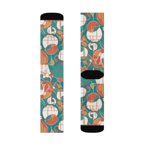 Elephant Airlift on a Socks