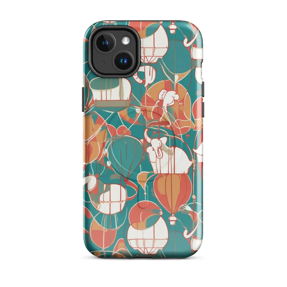 Elephant Airlift on MagSafe Tough Case for iPhone® — Front