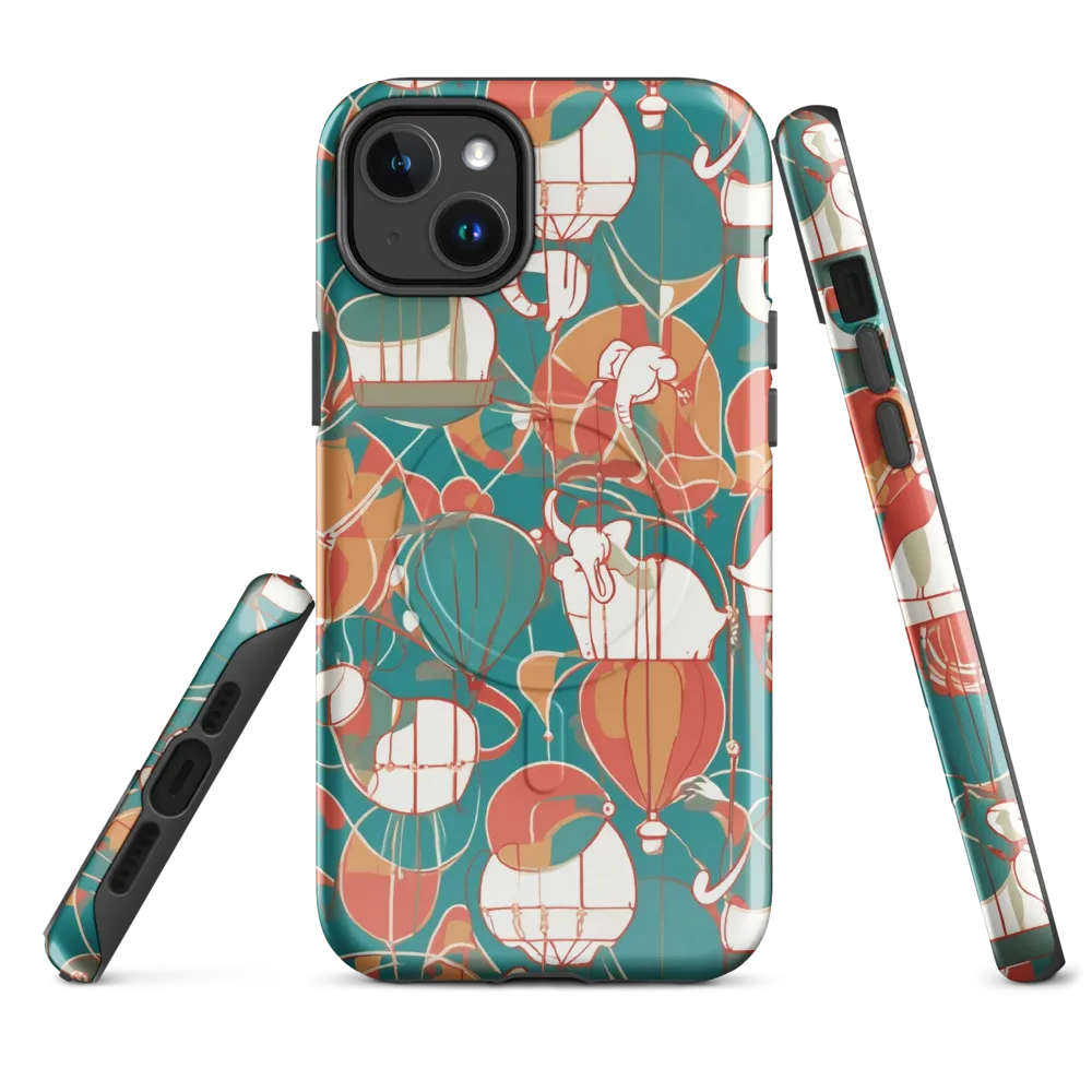 Elephant Airlift on MagSafe Tough Case for iPhone® — Front