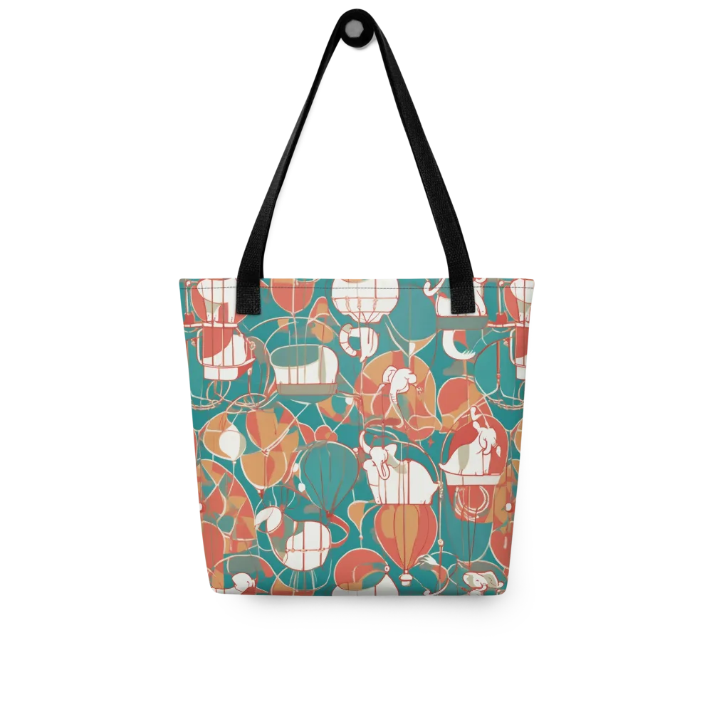 Elephant Airlift on Tote Bag — Front