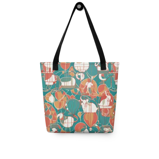 Elephant Airlift on a Tote Bag