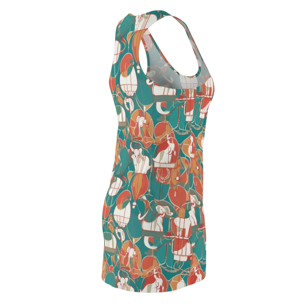 Elephant Airlift on Racerback Dress — Back Side