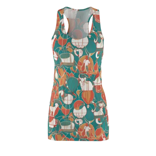 Elephant Airlift on a Racerback Dress