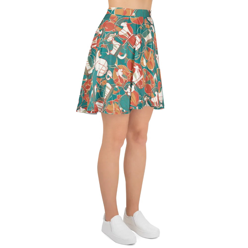 Elephant Airlift on Skater Skirt — Right