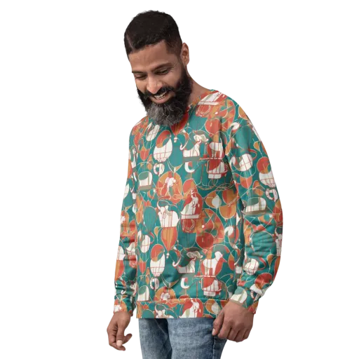 Elephant Airlift on a Sweatshirt