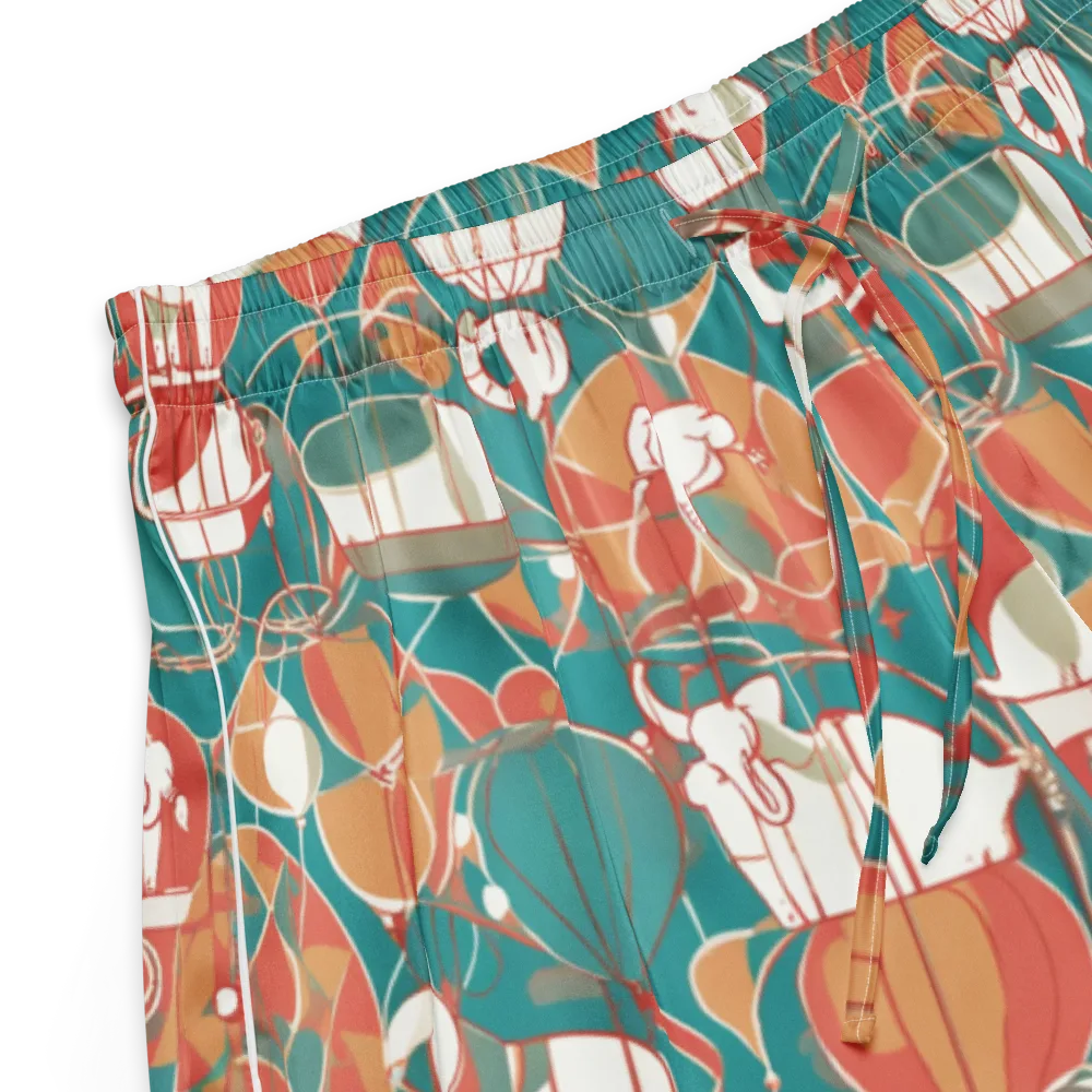 Elephant Airlift on Women's Pajama Shorts — Product details