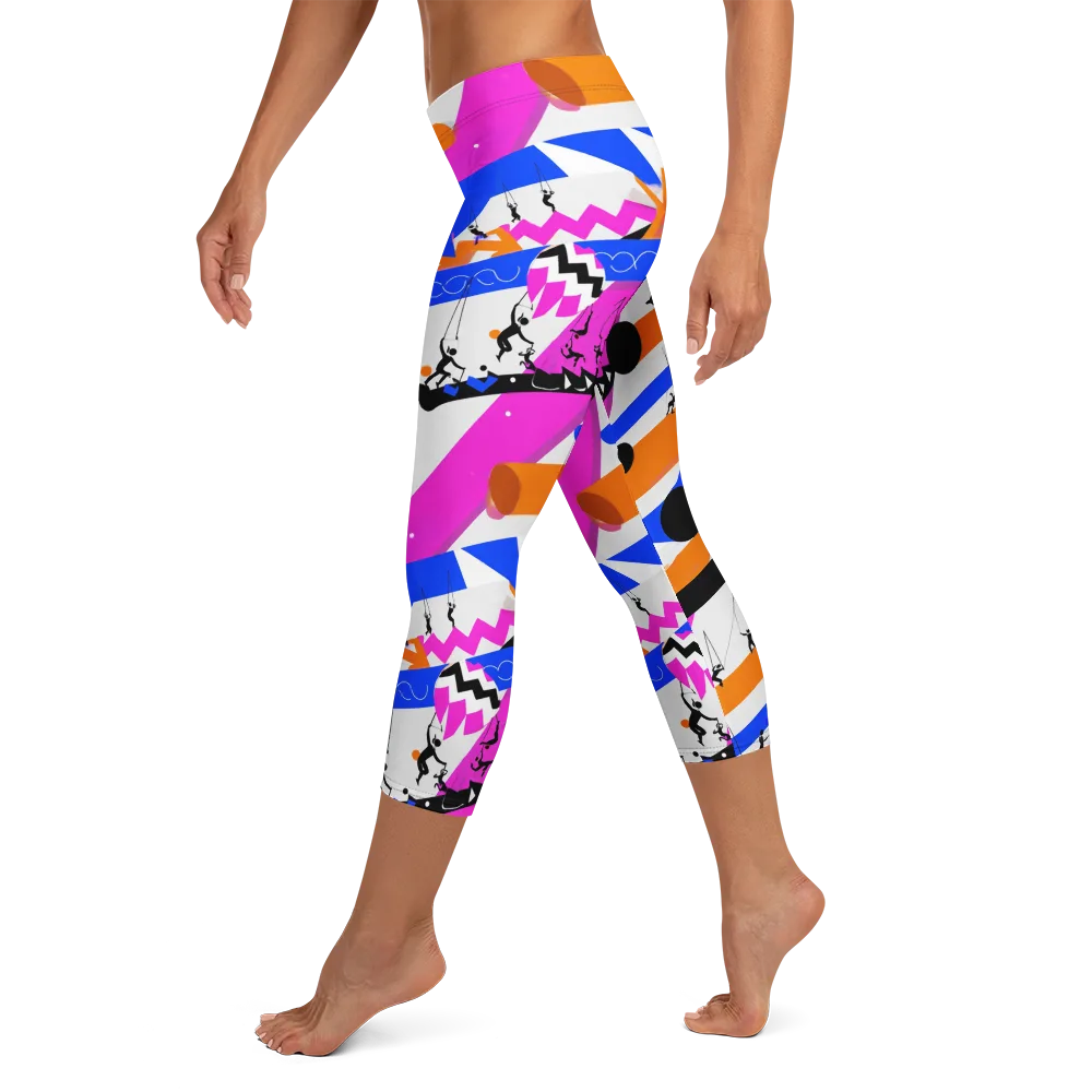 Skyline Swing on Capri Leggings — Left