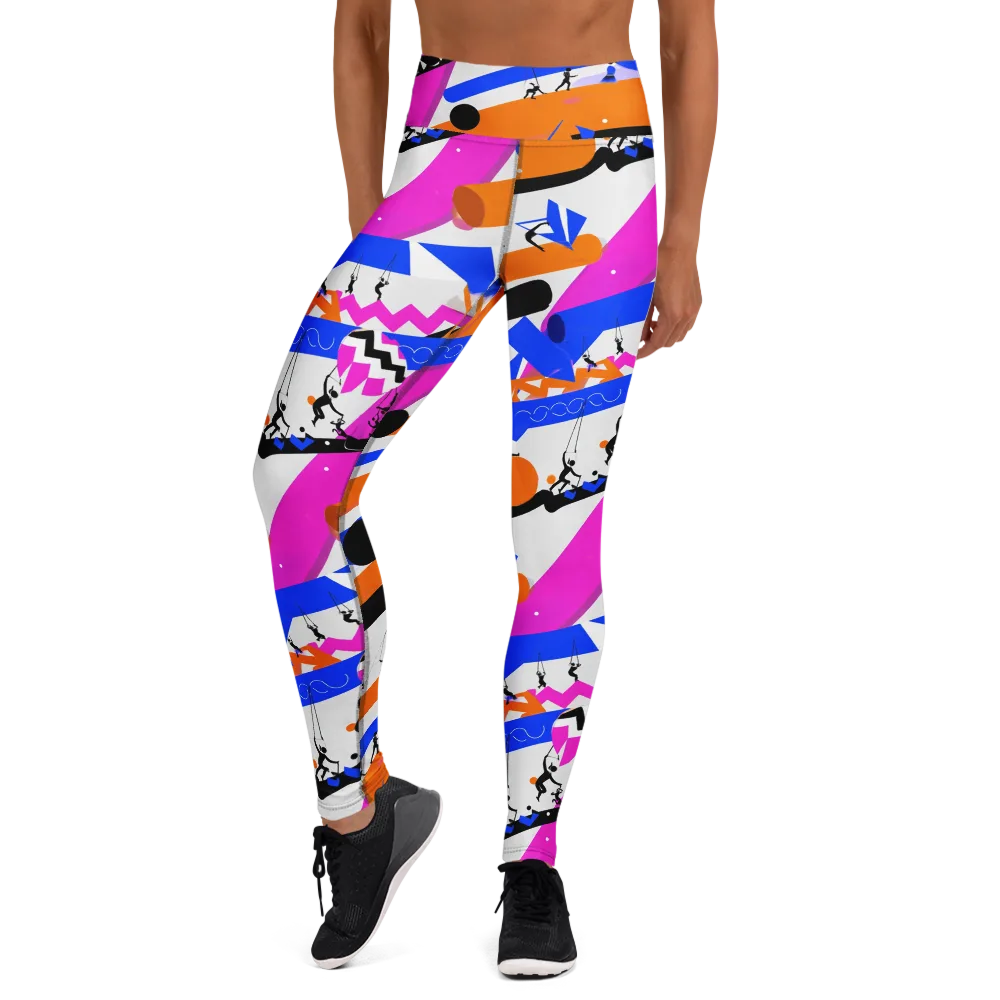 Skyline Swing on Yoga Leggings — Front