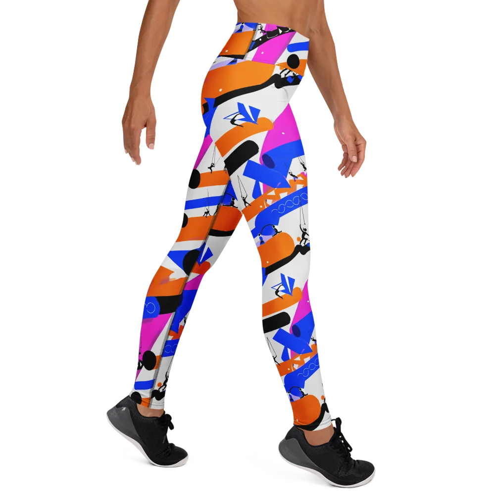 Skyline Swing on Yoga Leggings — Right