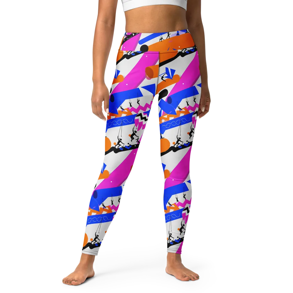Skyline Swing on Yoga Leggings — Front