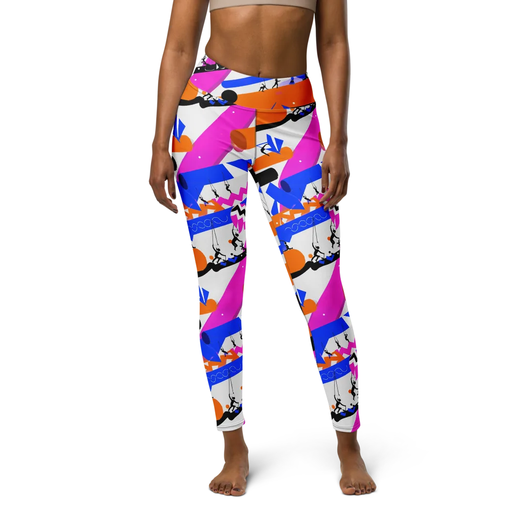 Skyline Swing on Yoga Leggings — Front
