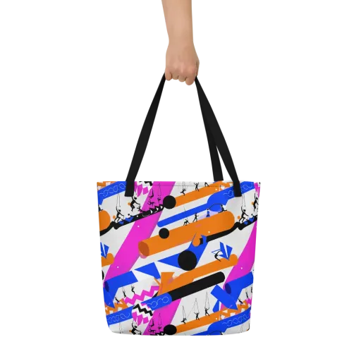 Skyline Swing on a Large Tote Bag W/ Pocket