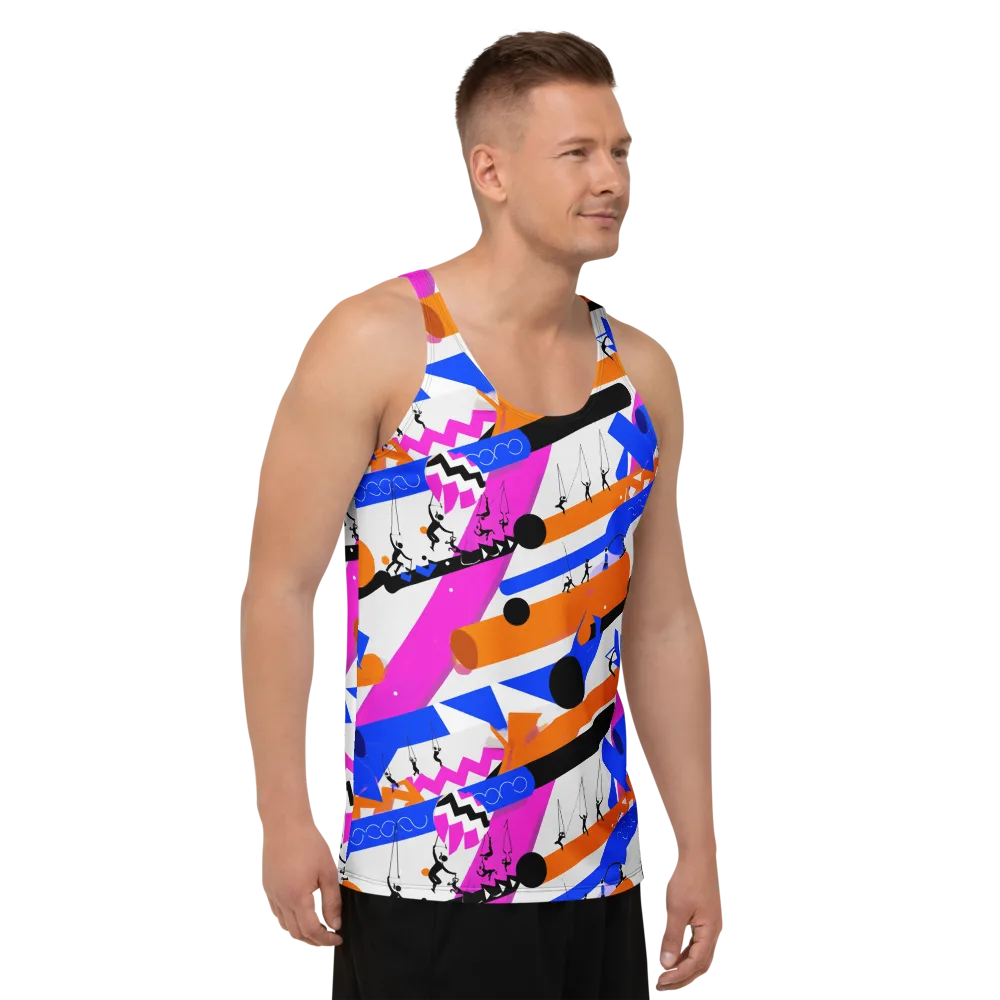 Skyline Swing on Men's Tank Top — Right Front