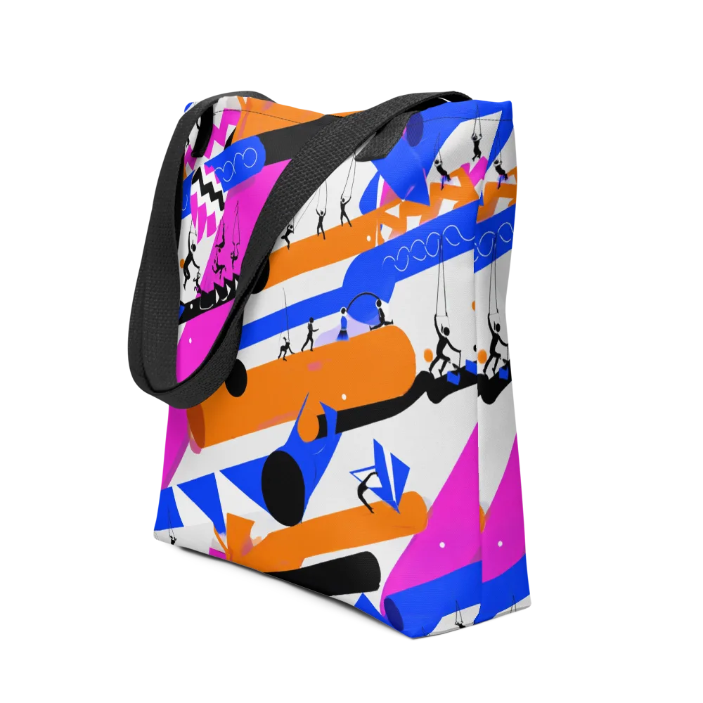 Skyline Swing on Tote Bag — Front