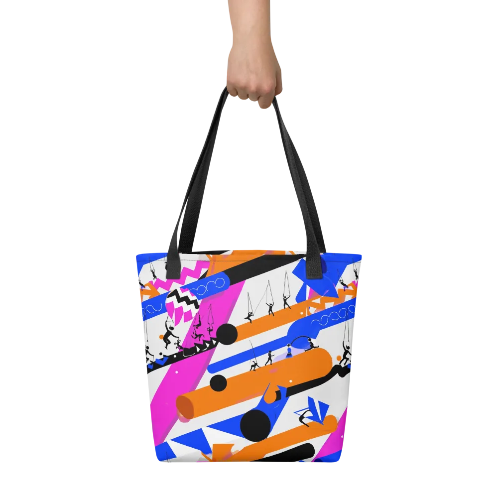 Skyline Swing on Tote Bag — Front