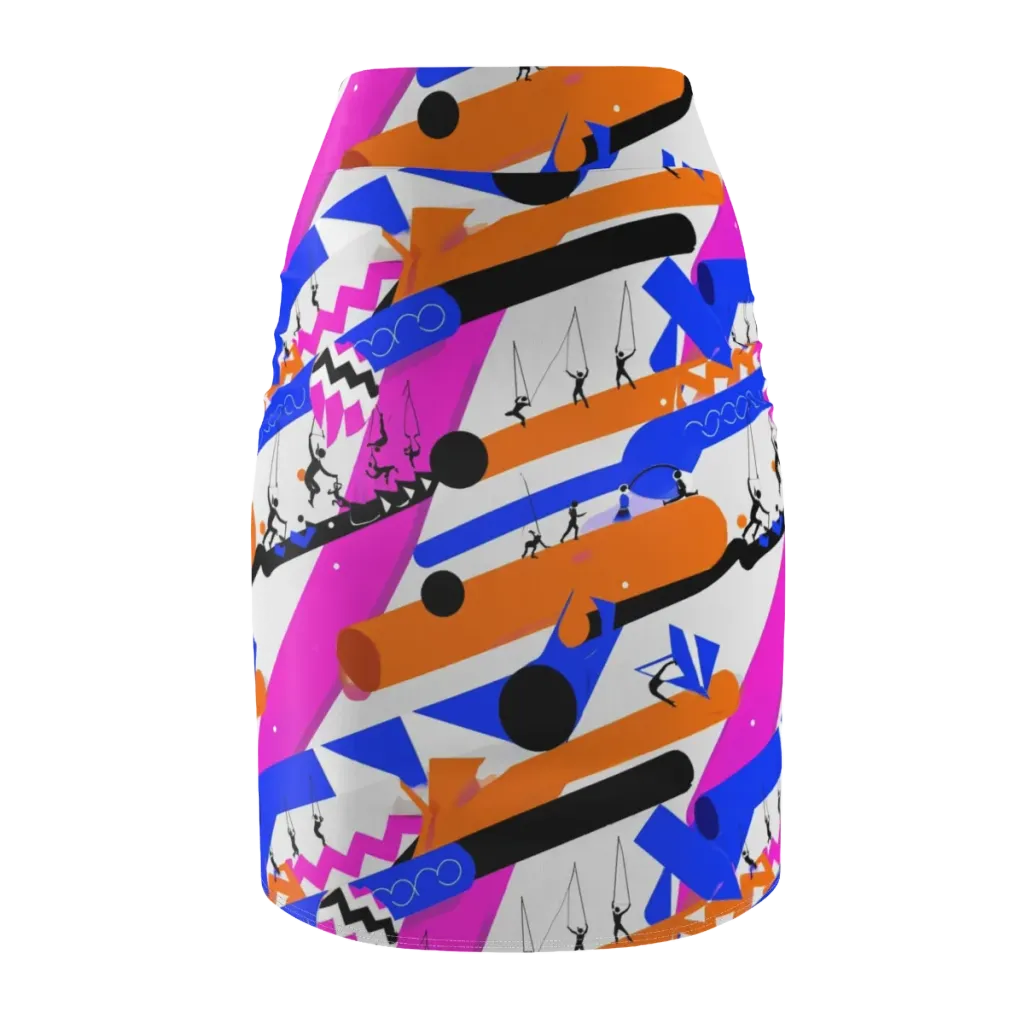 Skyline Swing on Pencil Skirt — Back