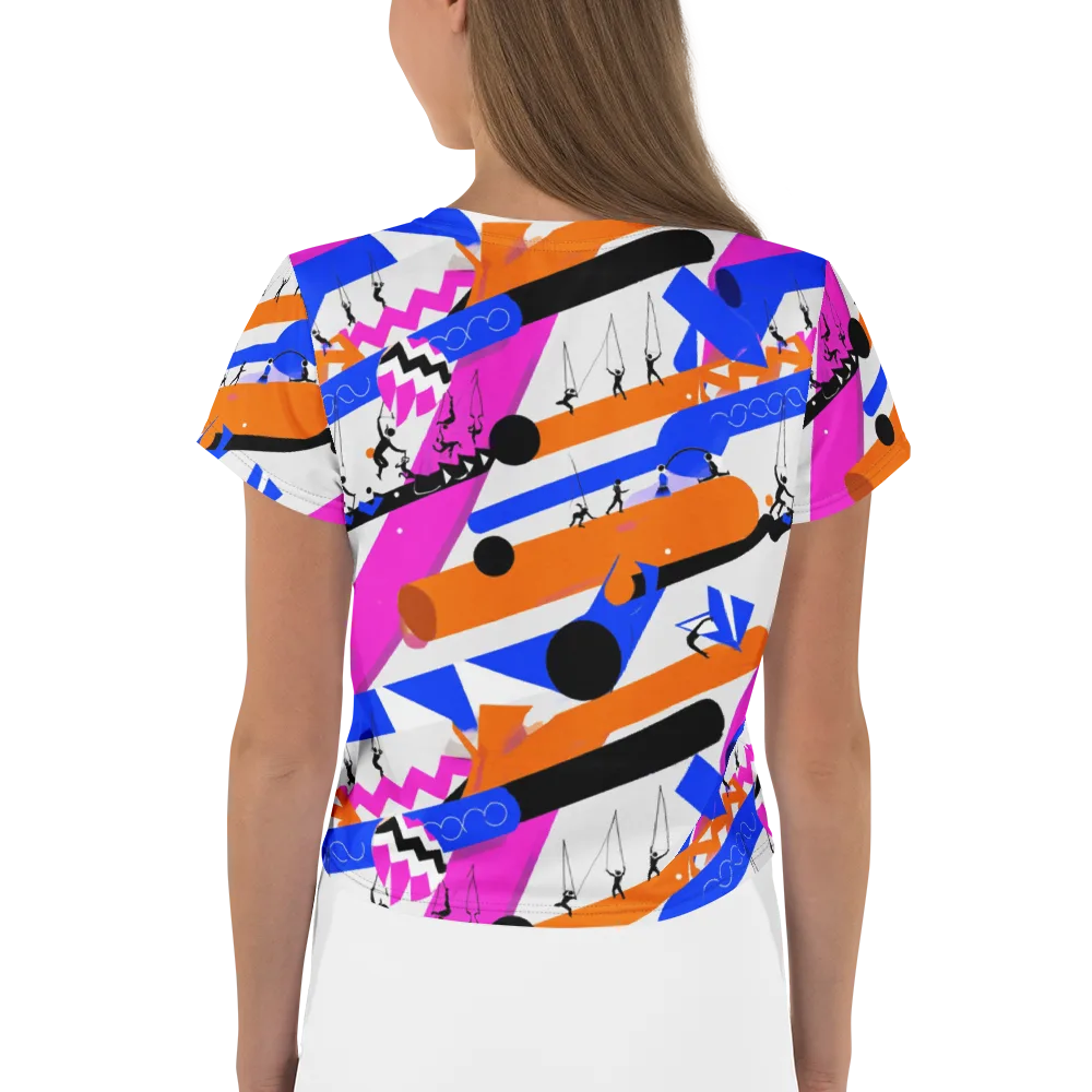 Skyline Swing on Crop Tee — Back