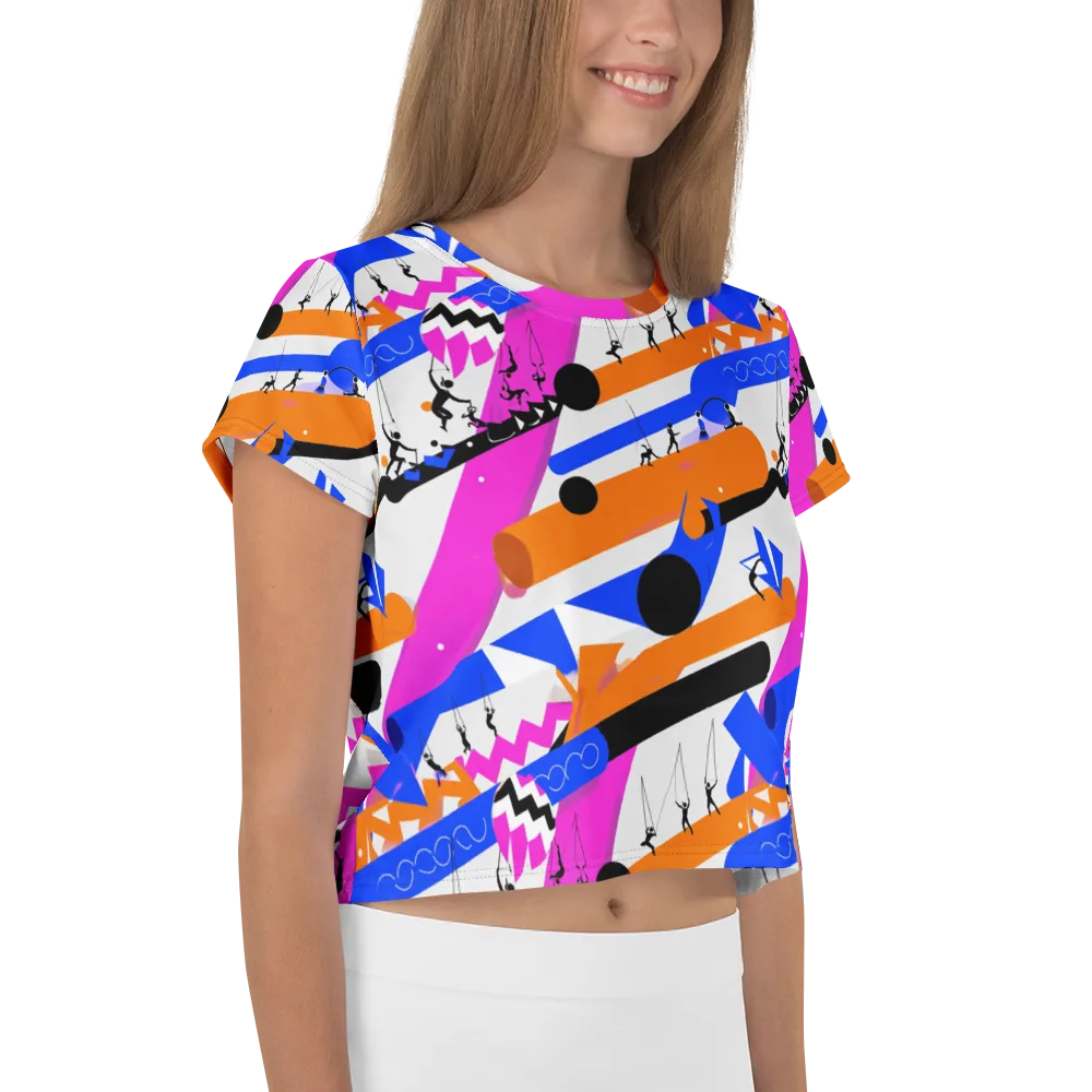 Skyline Swing on Crop Tee — Right