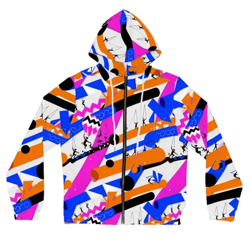 Skyline Swing on a Women's Full-Zip Hoodie