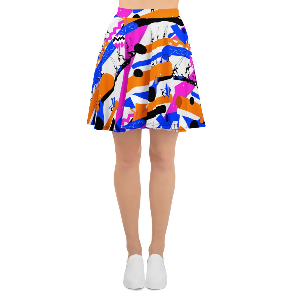 Skyline Swing on Skater Skirt — Front