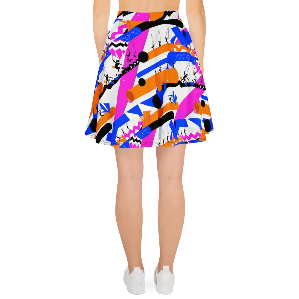 Skyline Swing on Skater Skirt — Back