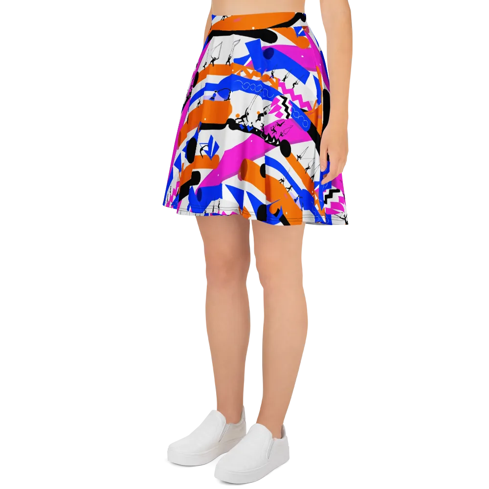 Skyline Swing on Skater Skirt — Left