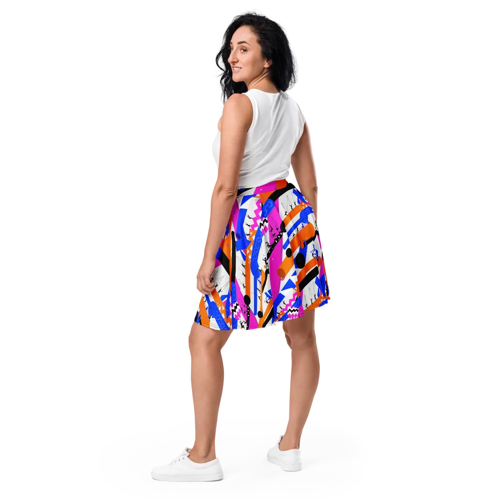 Skyline Swing on Skater Skirt — Back