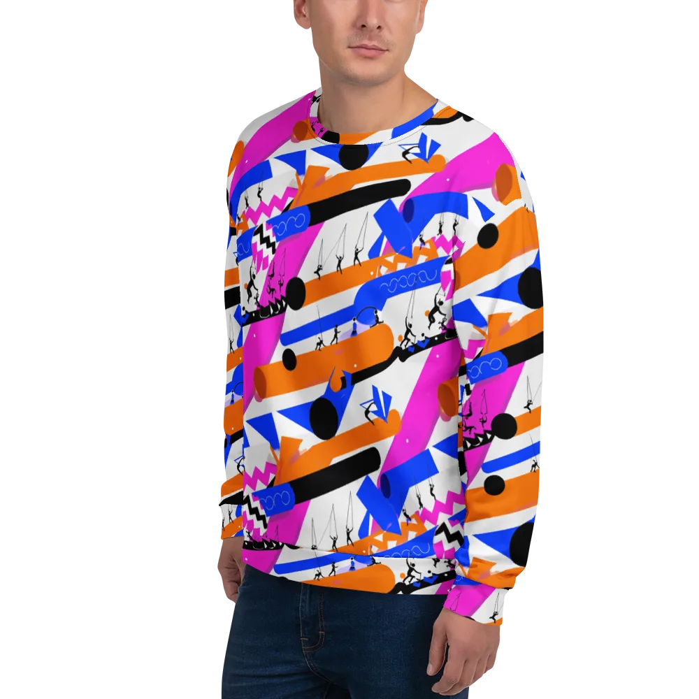 Skyline Swing on Sweatshirt — Left Front