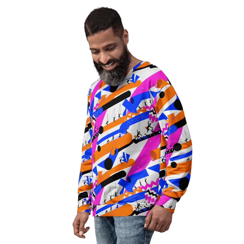 Skyline Swing on Sweatshirt — Left Front
