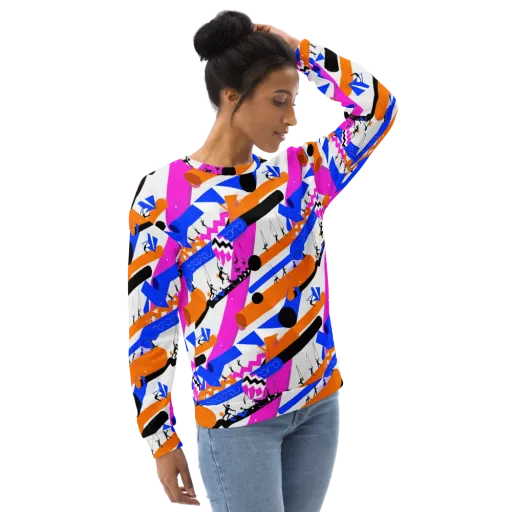 Skyline Swing on a Sweatshirt