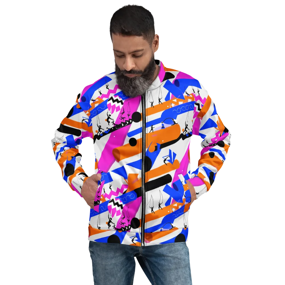 Skyline Swing on Bomber Jacket — Front