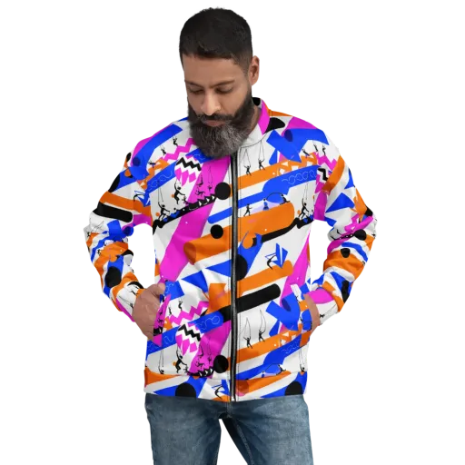 Skyline Swing on a Bomber Jacket