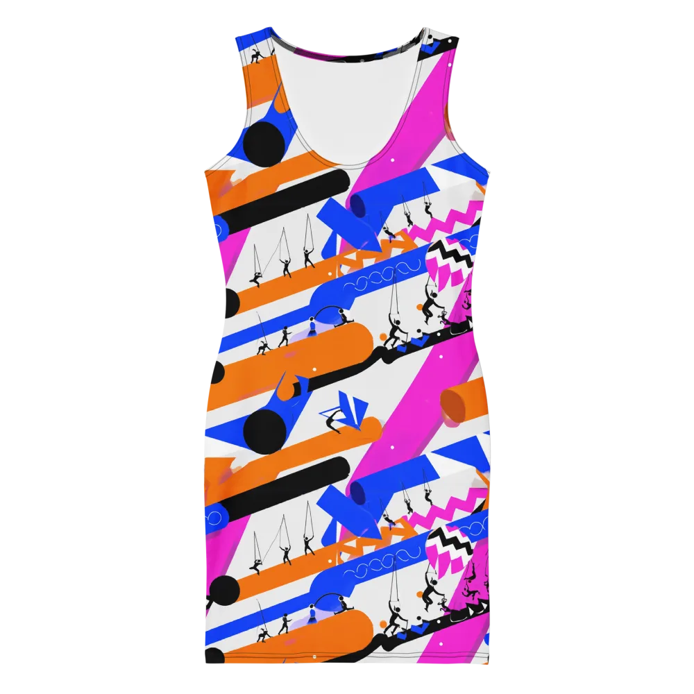Skyline Swing on Bodycon Dress — Front