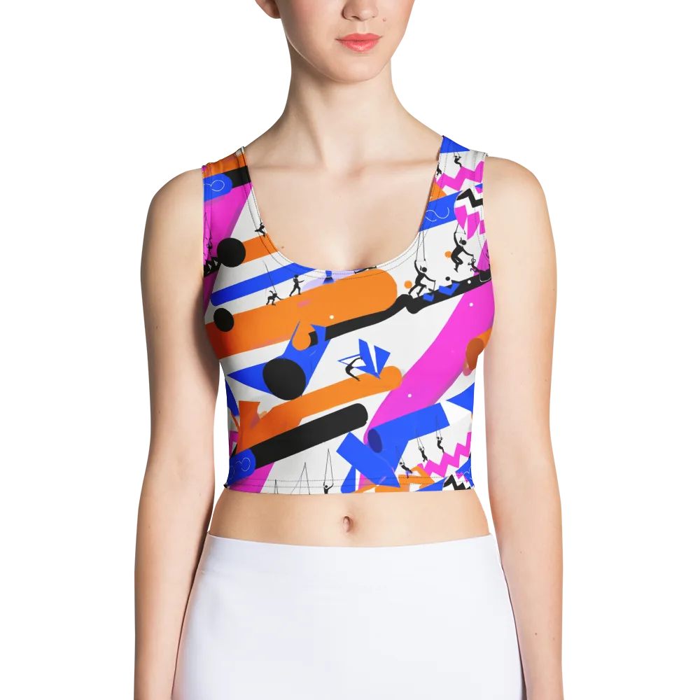 Skyline Swing on Crop Top — Front