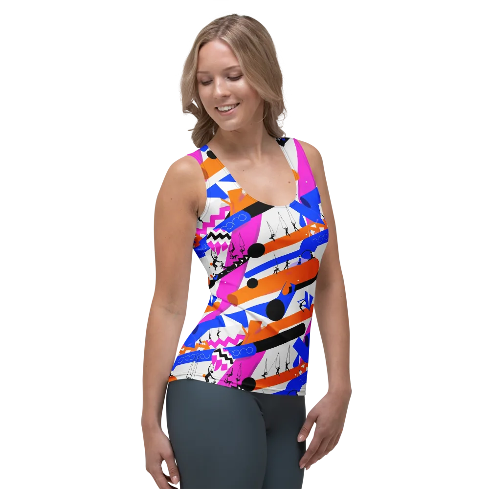 Skyline Swing on Women's Tank Top — Right Front