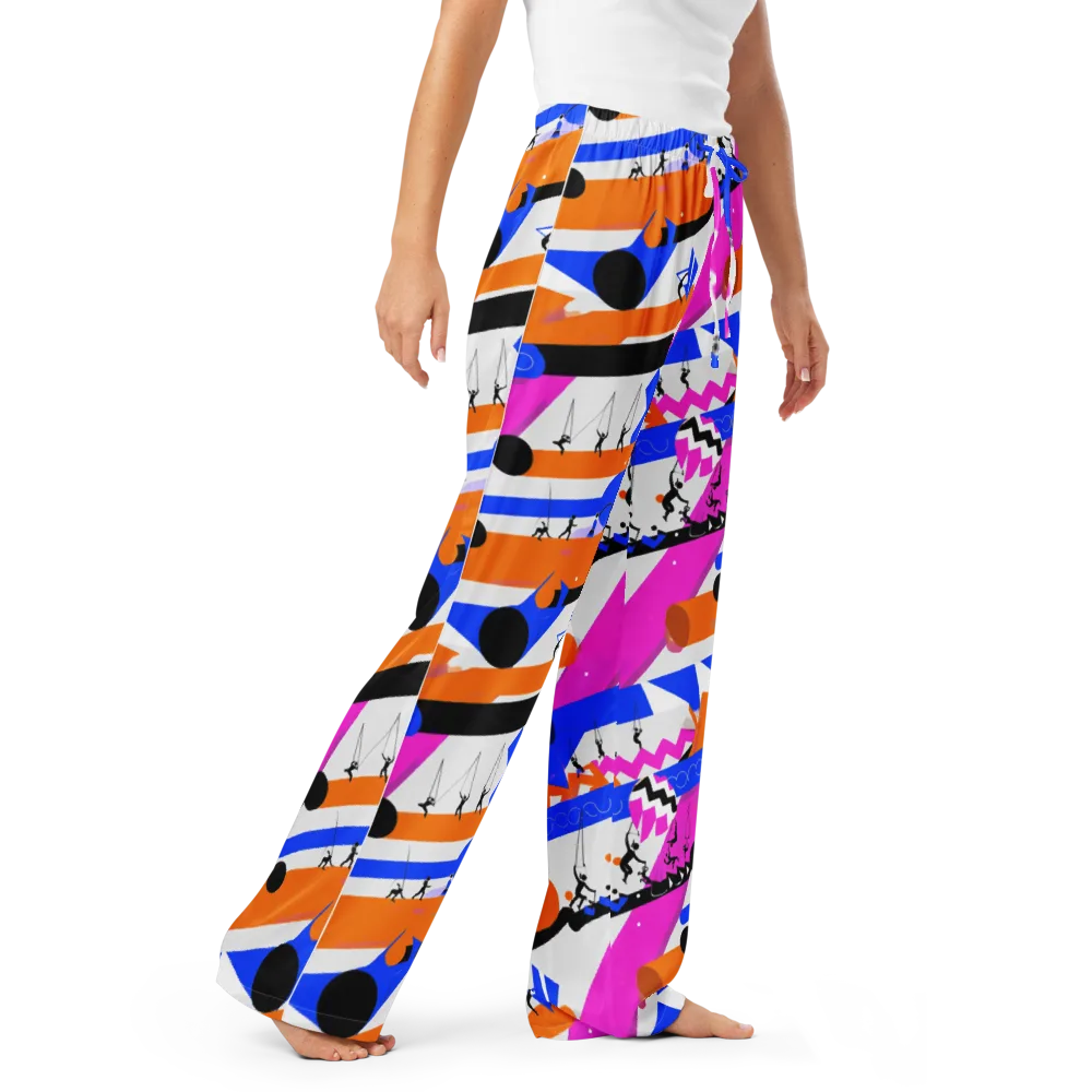 Skyline Swing on Women's Pajama Pants — Right Front