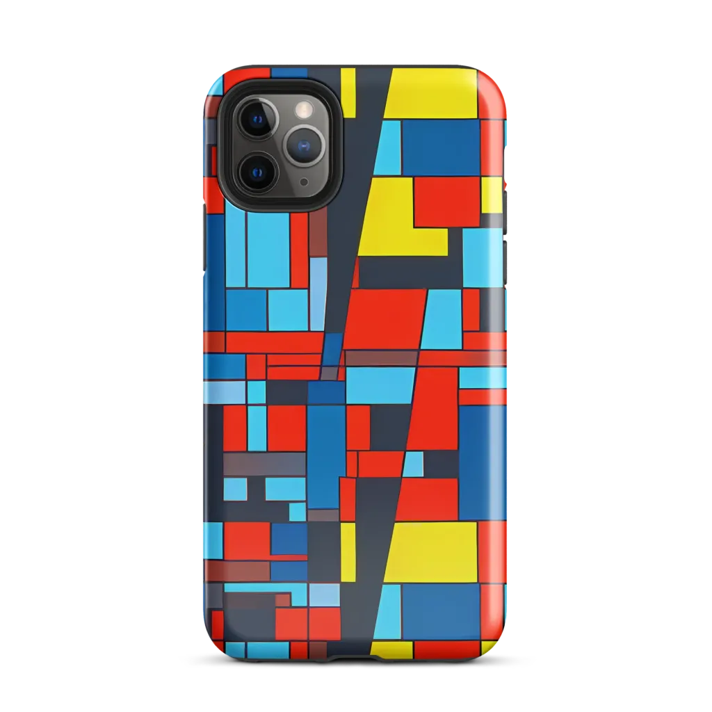 Electric Bauhaus on Tough Case for iPhone® — Front