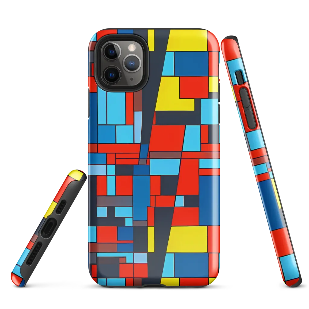 Electric Bauhaus on Tough Case for iPhone® — Front