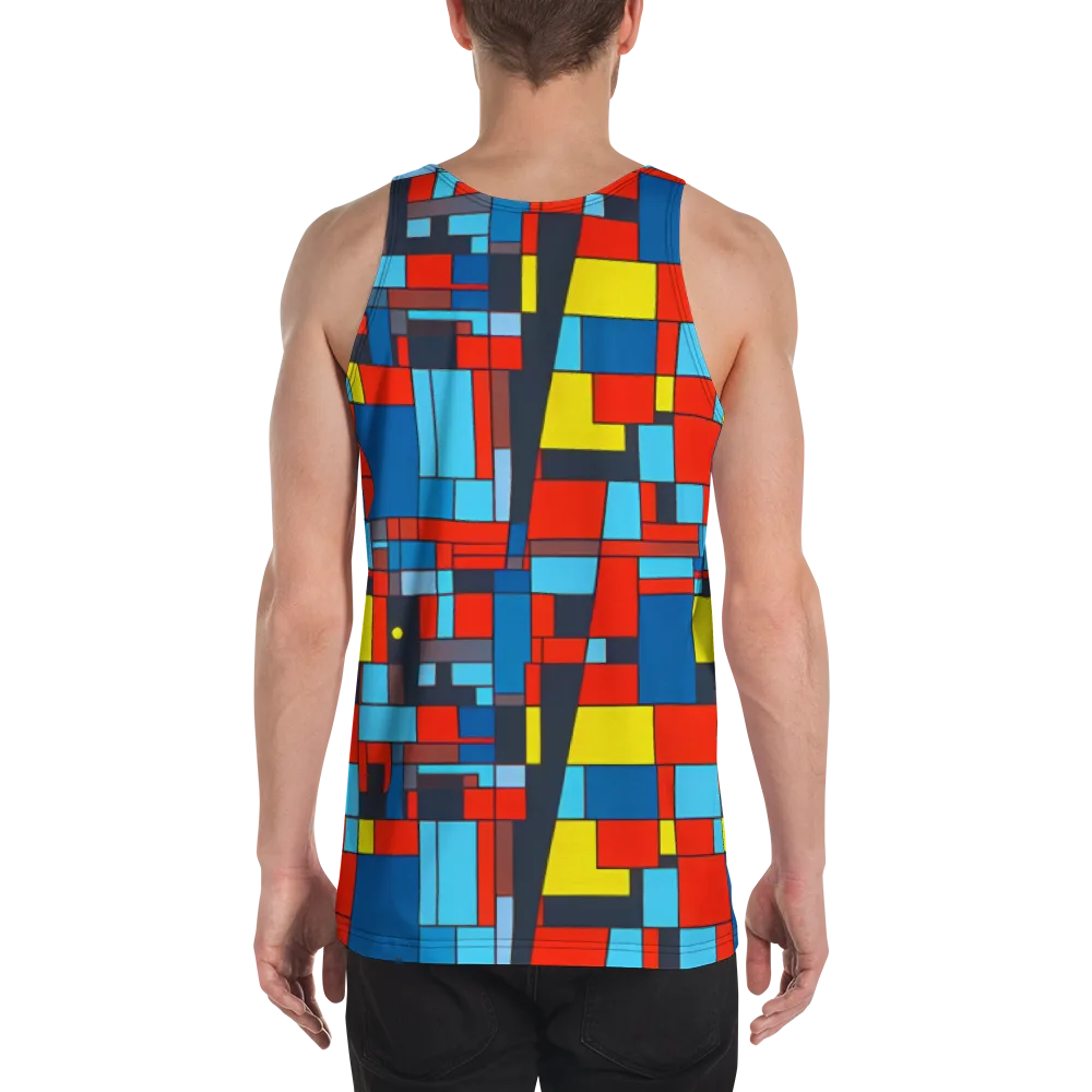 Electric Bauhaus on Men's Tank Top — Back